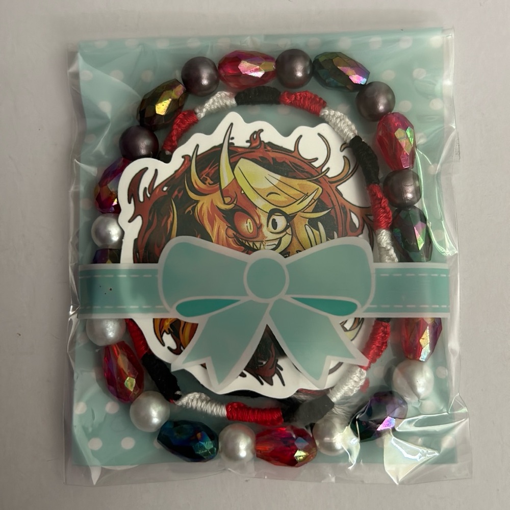 Hazbin Hotel inspired Bracelet set-Charlie Morningstar
